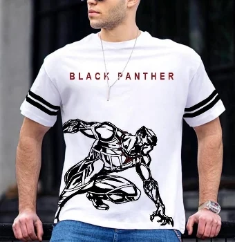 Black Panther printed t-shirt