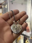 Broken heart necklace