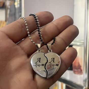 Broken heart necklace