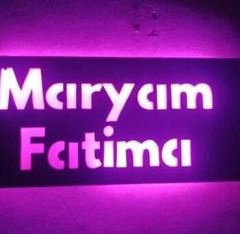 Customize name wall frame
