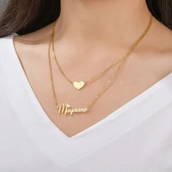Customized Double Chain Locket