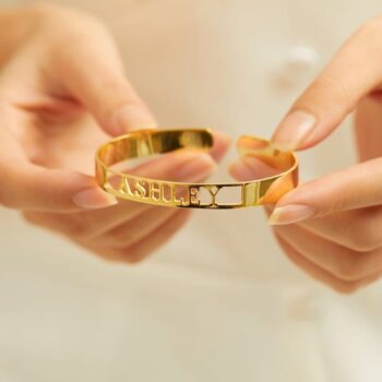 Customize name bracelet