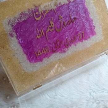 acrylic box resin art