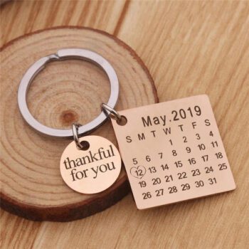 keychain customized product heart beat customization