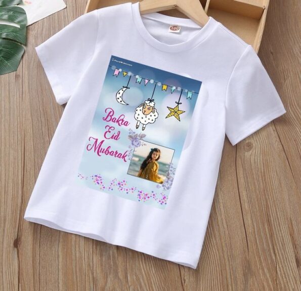 customize t-shirt eid special kids t-shirt