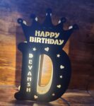 wooden alphabet led customized product |heartbeatcustomization