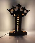 wooden alphabet led customized product heartbeatcustomization