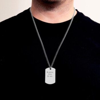 droptag nacklace customize product gift item